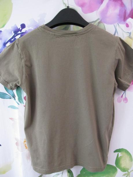 Bavlněné khaki tričko, unisex, deeluxe, 140