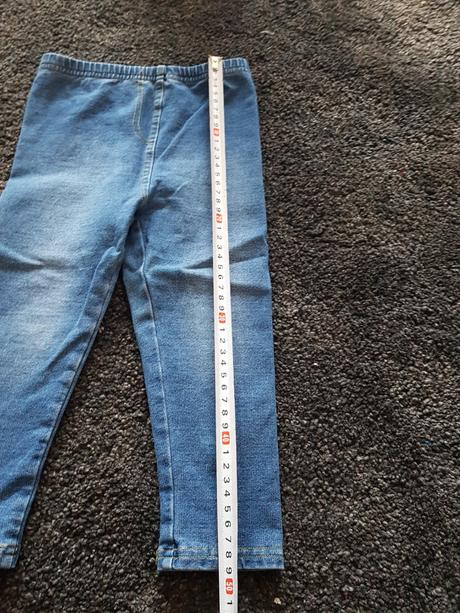 Dívčí rifle, značky m&s vel. 18-24 měsíců (90cm), marks & spencer,92