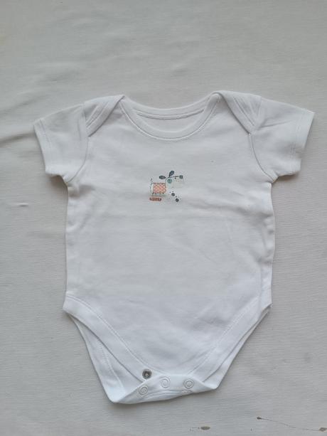 Dětské body krátký rukáv, 62