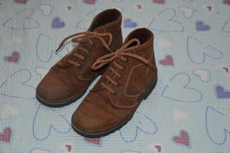 Kožené zimní podzimní boty, 32