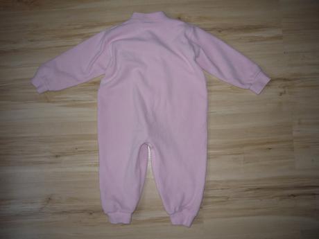 Flísový růžový overal, 92