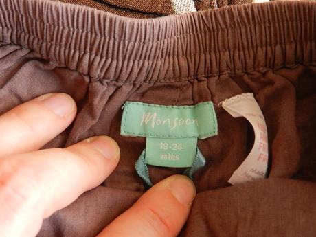 Kalhoty plátěné 3/4, monsoon,92