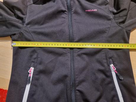Bunda černá sportovní dívčí head, 140