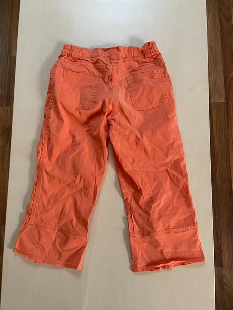 Oranžové/meruňka pláťaky 3/4, vel 152, 12let, poco, 152