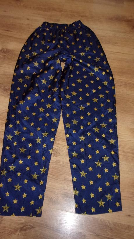 Šusťákové kalhoty vel. 158/164, 158