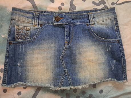 Džínová minisukně, xs