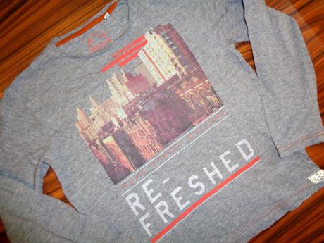 Šedé melírované tričko tom tailor, tom tailor,140