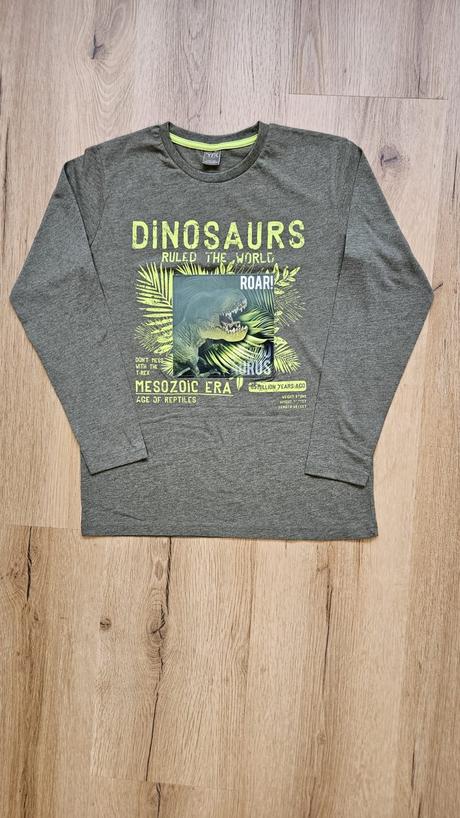 Nové chlapecké triko dl.ruk. 10 - 12 let měnícím o, 146