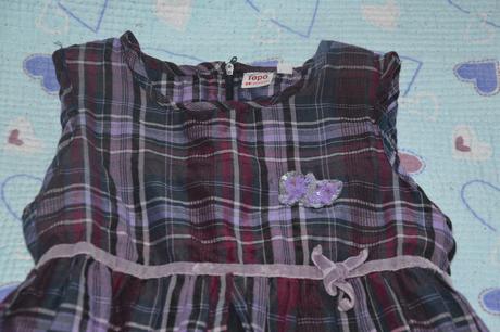 Luxusní bavlněné kostkaté šaty, vel. 104-128, 122