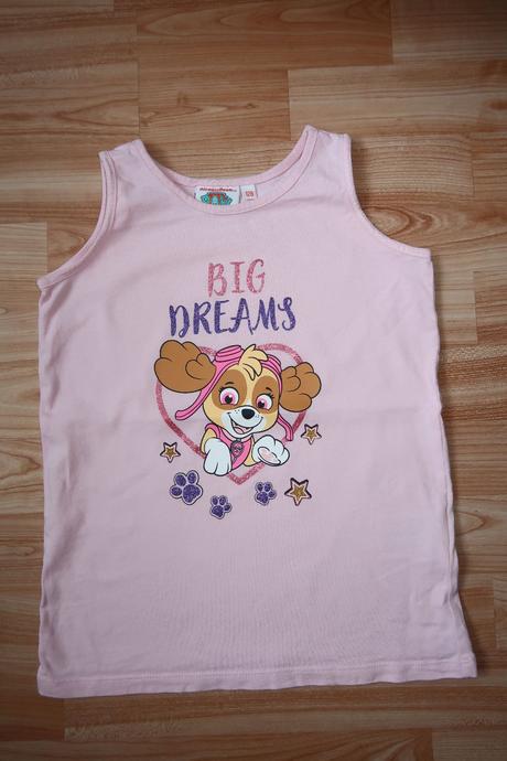 Růžové tílko tlapková patrola, nickelodeon,128