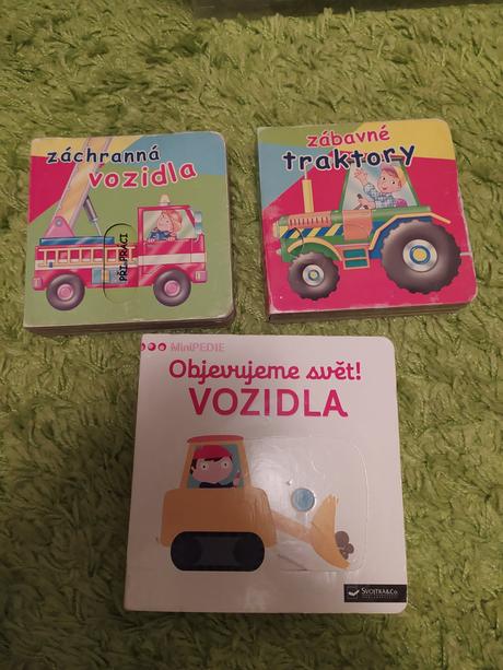 Knihy pro nejmenší - vozidla a traktory,