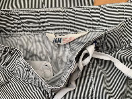 Kraťasy & šortky proužkaté h&m vel. 122, h&m,122