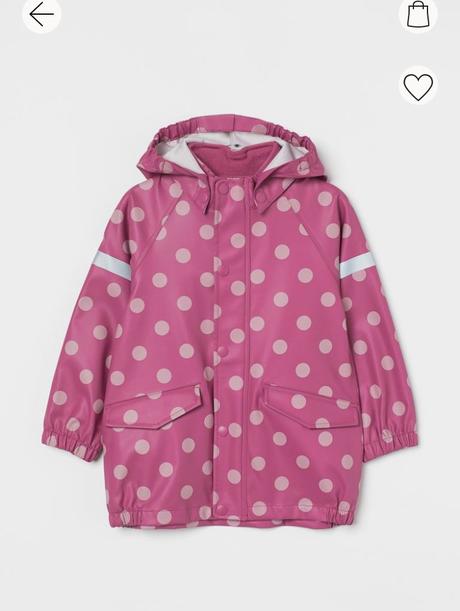 Pláštěnka h&m, v. 86/92 nová, h&m,86 / 92