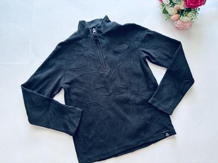 Mikina flecová černé barvy - v.cca 4/5 let, 110