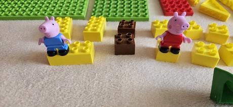 Peppa pig stavebnice play big, kompatibilní s legp,