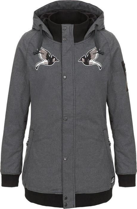 Zimní bunda o'neill s výšivkou lyžařská vel. s, o'neill,s