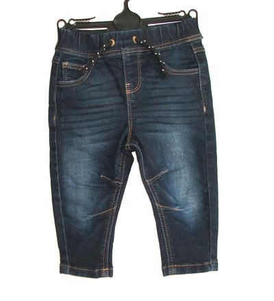 W117 pružné chlapecké rifle vel. 74, denim co,74