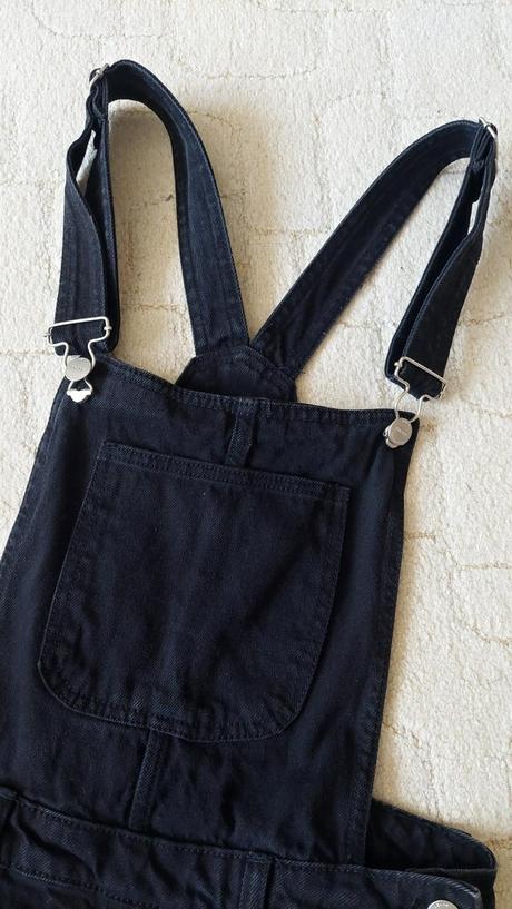 Černé džínové laclové kraťasy cropp, s/36, s