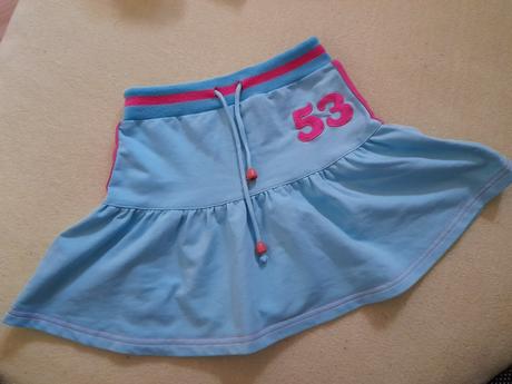 Modrá sukýnka, sukně s číslem, 122