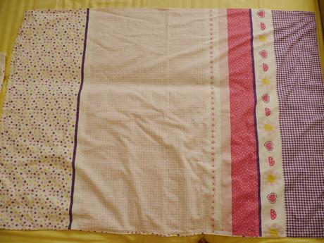 Tchibo povleceni na holcicku - kyticky-kosticky, šířka (cm): 100,délka (cm): 130