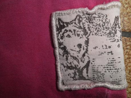 Bavlněné triko s vlky, 92