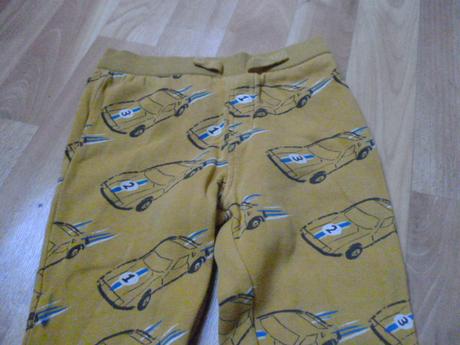 Tepláky auta vel. 3-4 m-s, marks & spencer,104