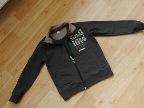 Sediva mikina na zip 128-140, 128