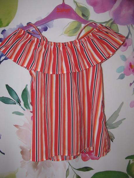 Letní barevná dívčí tunika, halenka, matalan,110