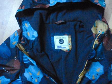 Přechodová šustáková kombinéza dino 3-4, tu,104