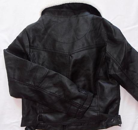 M76.perfektní bunda jaro/podzim imitace kůže10-11l, st. bernard,146