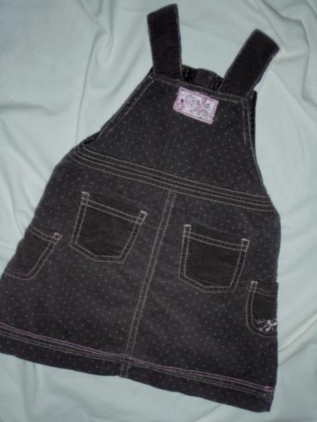 Nádherná hnědorůžová manžestrová sukýnka, girl2girl,80