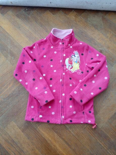 Dívčí fleecová mikina - velikost 116, 116