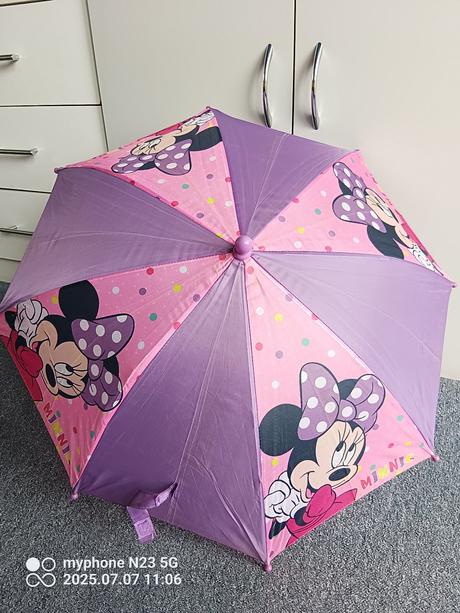 Deštník fialovo-růžový zn."disney", disney