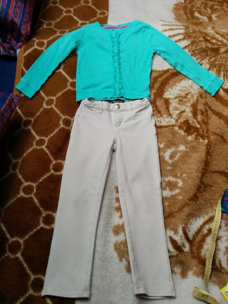 Kalhoty a tričko 110/116 5-6 let, 110