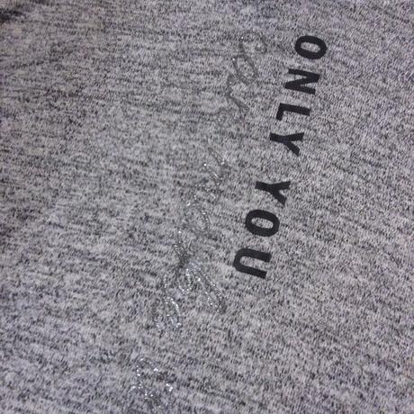 Tenčí mikina/tričko se třpytkatým nápisem h&m, h&m,146