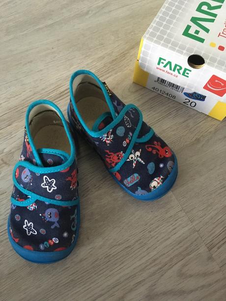 Bačkory fare 20, suchý zip, fare,20