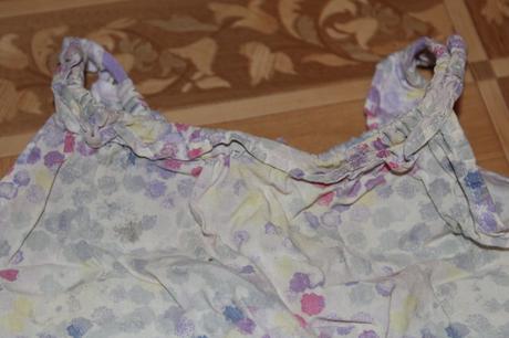 Dívčí plátěné šaty puntíky vel. 68 - 74, obaibi,68