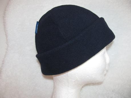 Tmavě modrá fleecová čepice, 58