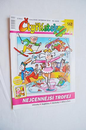 Dětský časopis čtyřlístek 562/ nejcennější trofej, 