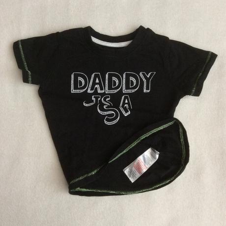 Bavlněné tričko s nápisem zn. primark, primark,86