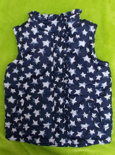 Jarní zateplená vesta s hvězdičkami, topolino,98