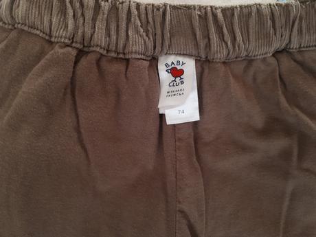 Dětské zateplené (vyteplené) kalhoty, 74,baby club, baby club,74