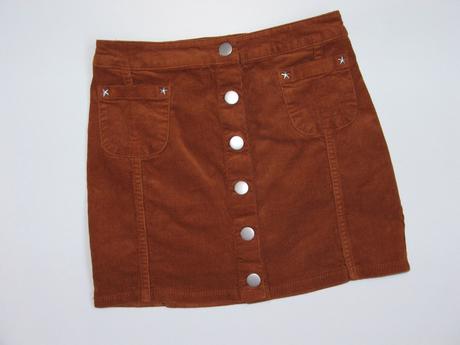 P448 manšestrová sukně vel. 6-7 let, marks & spencer,122