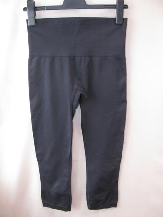 Kompresní 7/8 černé legíny, tchibo,s