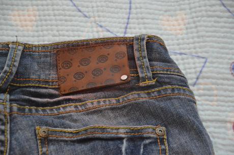 164 elastické džíny, 164