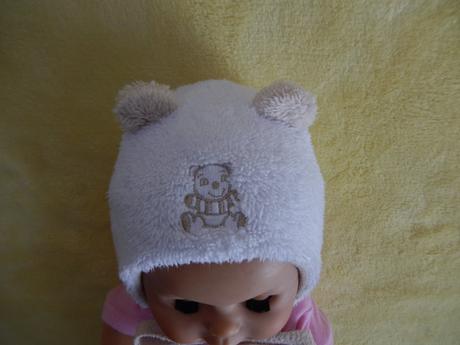 Krásná čepička s oušky, rockino,56