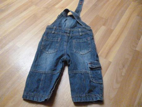 Podšité kalhoty lacláky auto vel. 6-9 m, st. bernard,74