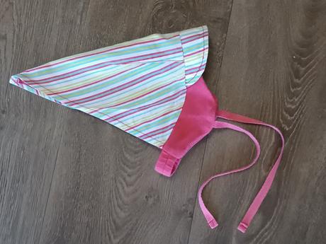 Dívčí šáteček s kšiltem,ergee, vel.3 /43-45cm/, ergee,80