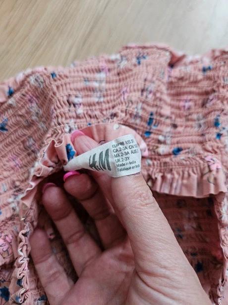 Letní šaty h&m, vel. 98/104, h&m,98