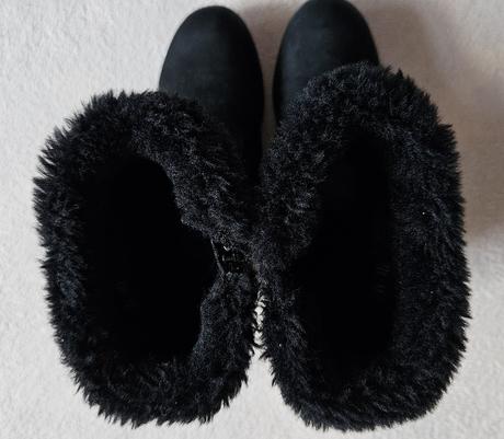 Dívčí černé kozačky, graceland, vel.33, graceland,33